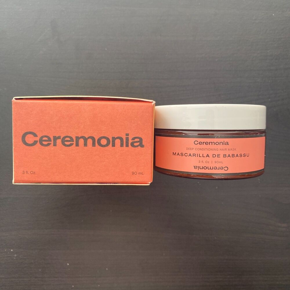 Ceremonia Deep Conditioning Hair Mask - Mascarilla De Babasu 3oz 90ml